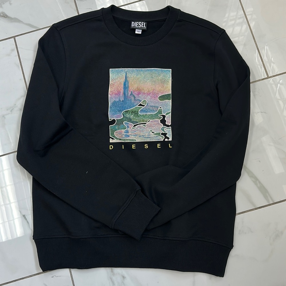 MENS DIESEL CREWNECK LONG-SLEEVE